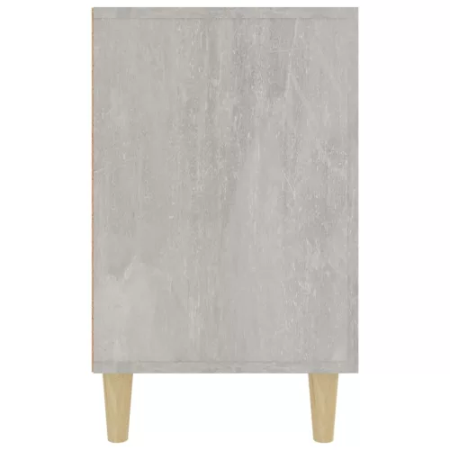  betonszürke szerelt fa tálalószekrény 100 x 36 x 60 cm