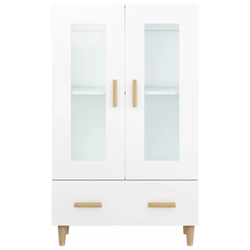  fehér szerelt fa magasszekrény 70 x 31 x 115 cm