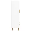  fehér szerelt fa magasszekrény 70 x 31 x 115 cm