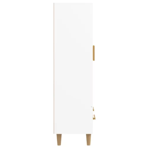  fehér szerelt fa magasszekrény 70 x 31 x 115 cm