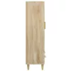  sonoma-tölgyszínű szerelt fa magasszekrény 70 x 31 x 115 cm