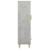  betonszürke szerelt fa magasszekrény 70 x 31 x 115 cm