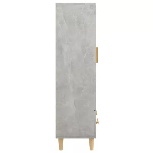  betonszürke szerelt fa magasszekrény 70 x 31 x 115 cm