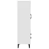  fehér szerelt fa magasszekrény 70 x 31 x 115 cm