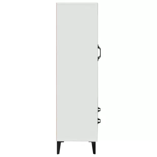  fehér szerelt fa magasszekrény 70 x 31 x 115 cm