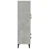  betonszürke szerelt fa magasszekrény 70 x 31 x 115 cm