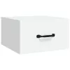  fehér falra szerelhető éjjeliszekrény 35x35x20 cm  