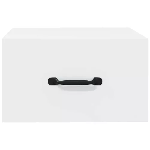  fehér falra szerelhető éjjeliszekrény 35x35x20 cm  