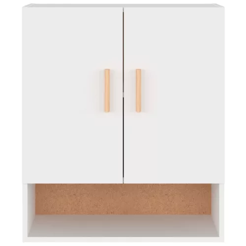  fehér szerelt fa faliszekrény 60 x 31 x 70 cm