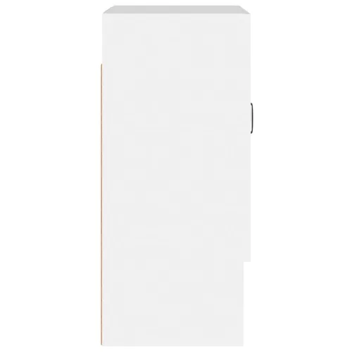  fehér szerelt fa faliszekrény 60 x 31 x 70 cm