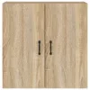  sonoma tölgy színű szerelt fa faliszekrény 60 x 31 x 60 cm
