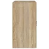  sonoma tölgy színű szerelt fa faliszekrény 60 x 31 x 60 cm
