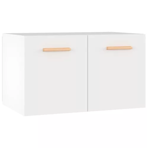  fehér szerelt fa faliszekrény 60 x 36,5 x 35 cm