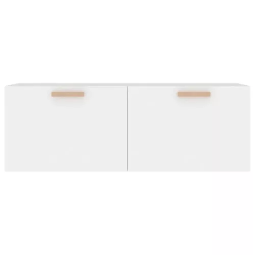  fehér szerelt fa faliszekrény 100 x 36,5 x 35 cm