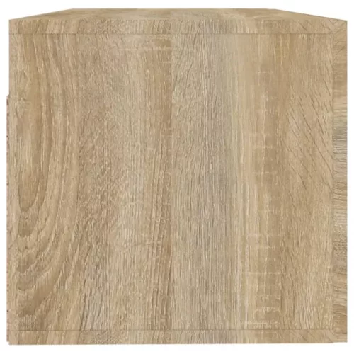  sonoma tölgy színű szerelt fa faliszekrény 100 x 36,5 x 35 cm