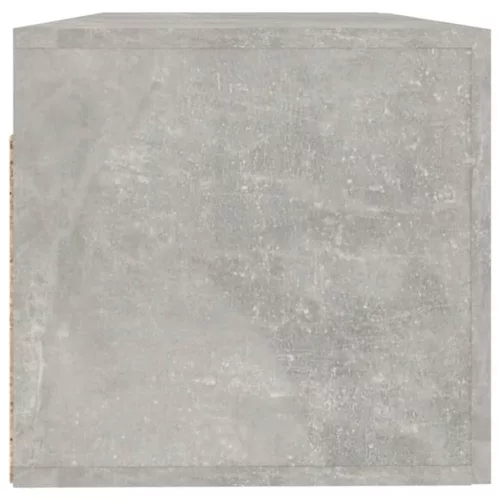  betonszürke szerelt fa faliszekrény 100 x 36,5 x 35 cm