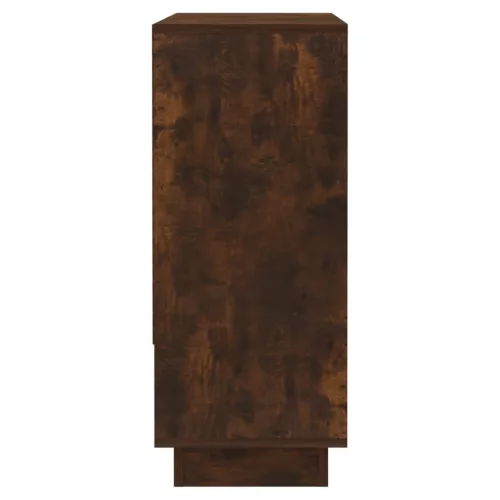  füstös tölgy színű szerelt fa tálalószekrény 97 x 31 x 75 cm