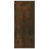  füstös tölgy színű szerelt fa tálalószekrény 102 x 33 x 75 cm