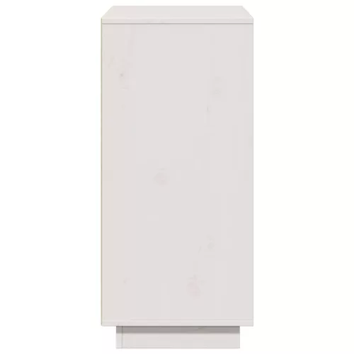  fehér tömör fenyőfa tálalószekrény 60 x 34 x 75 cm