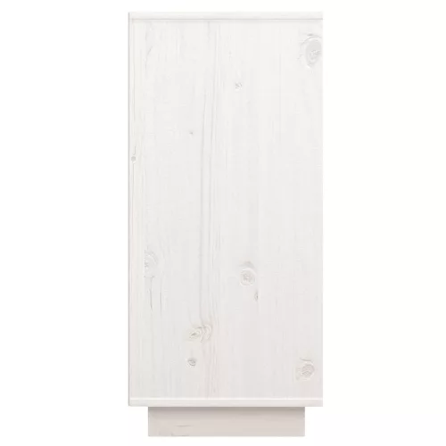  fehér tömör fenyőfa tálalószekrény 60 x 34 x 75 cm