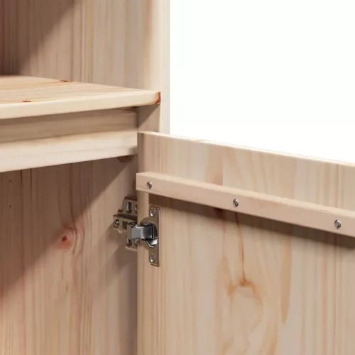  tömör fenyőfa magasszekrény 37 x 34 x 110 cm