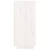  fehér tömör fenyőfa cipőszekrény 60 x 35 x 80 cm