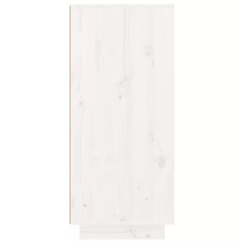  fehér tömör fenyőfa cipőszekrény 60 x 35 x 80 cm