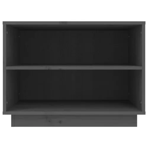  szürke tömör fenyőfa cipősszekrény 60 x 34 x 45 cm