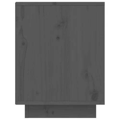  szürke tömör fenyőfa cipősszekrény 60 x 34 x 45 cm