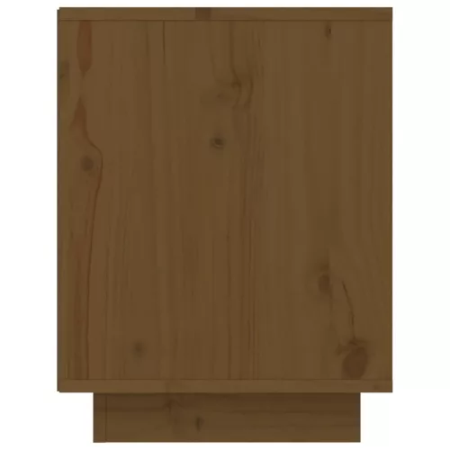  mézbarna tömör fenyőfa cipősszekrény 60 x 34 x 45 cm