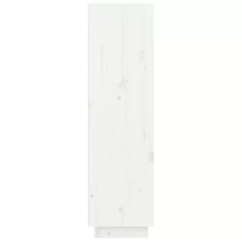  fehér tömör fenyőfa cipősszekrény 60 x 34 x 105 cm