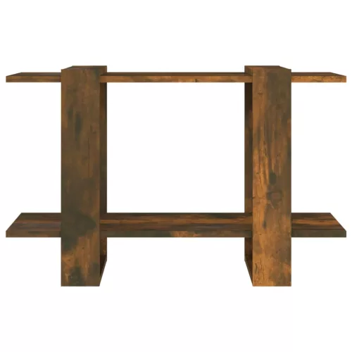  füstös tölgy színű könyvszekrény/térelválasztó 80 x 30 x 51 cm