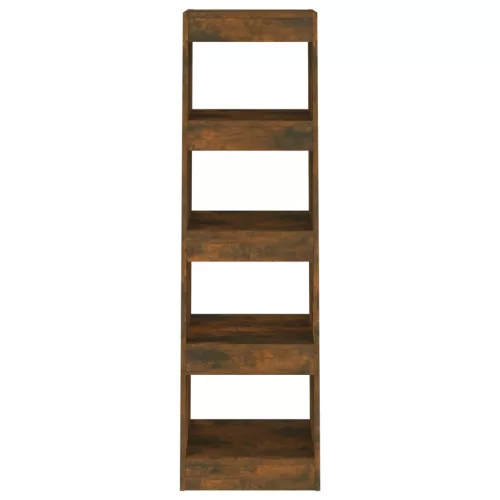  füstös tölgy színű térelválasztó könyvszekrény 40x30x135 cm