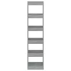  szürke sonoma színű térelválasztó könyvszekrény 40x30x166 cm