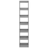  szürke sonoma színű könyvszekrény/térelválasztó 40x30x198 cm