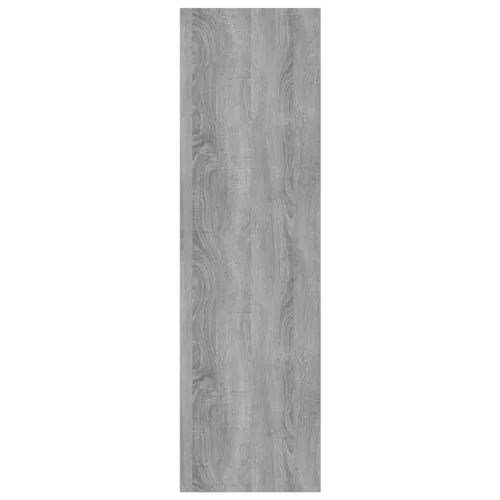  szürke sonoma színű fa könyvszekrény/térelválasztó 60x30x103 cm