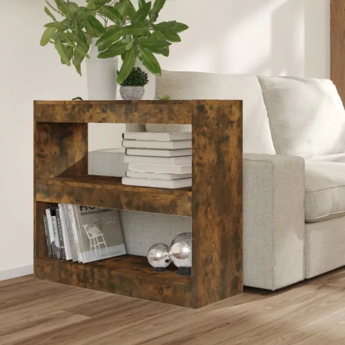  füstös tölgy színű könyvszekrény/térelválasztó 80x30x72 cm