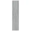  szürke sonoma színű fa könyvszekrény/térelválasztó 80x30x135 cm