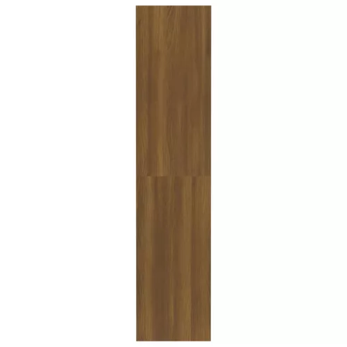  barna tölgyszínű fa könyvszekrény/térelválasztó 80x30x135 cm