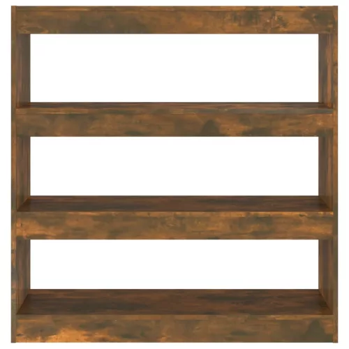  füstös tölgyszínű könyvszekrény/térelválasztó 100x30x103 cm