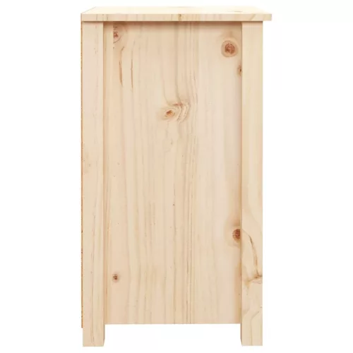  tömör fenyőfa éjjeliszekrény 40 x 35 x 61,5 cm