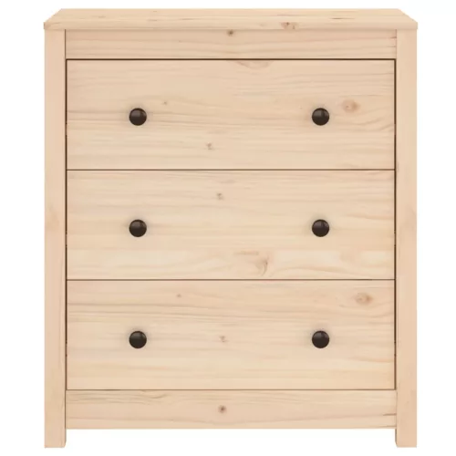  tömör fenyőfa tálalószekrény 70 x 35 x 80 cm