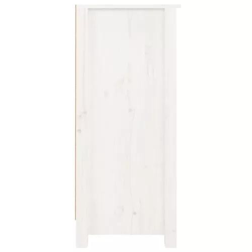  fehér tömör fenyőfa tálalószekrény 40 x 35 x 80 cm