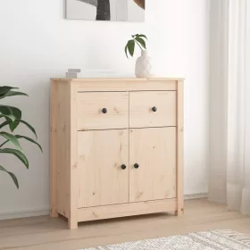  tömör fenyőfa tálalószekrény 70 x 35 x 80 cm