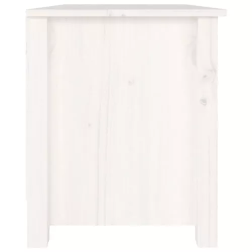  fehér tömör fenyőfa cipőtároló pad 70x38x45,5 cm