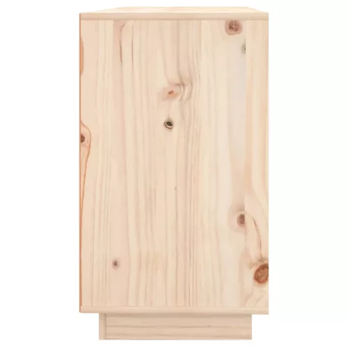  tömör fenyőfa tálalószekrény 111 x 34 x 60 cm