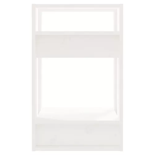  fehér tömör fenyőfa könyvszekrény/térelválasztó 41 x 35 x 57 cm