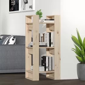    tömör fenyőfa könyvszekrény/térelválasztó 41 x 35 x 91 cm