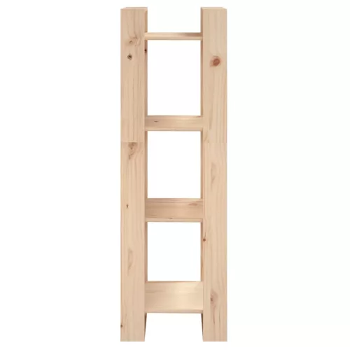  tömör fenyőfa könyvszekrény/térelválasztó 41x35x125 cm