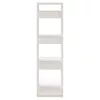  fehér tömör fenyőfa könyvszekrény/térelválasztó 41x35x125 cm